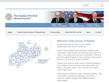 Tablet Screenshot of norfolkcounty.org